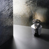 Dramatic oxidized sterling silver and gold draping ring by Carolina Cole