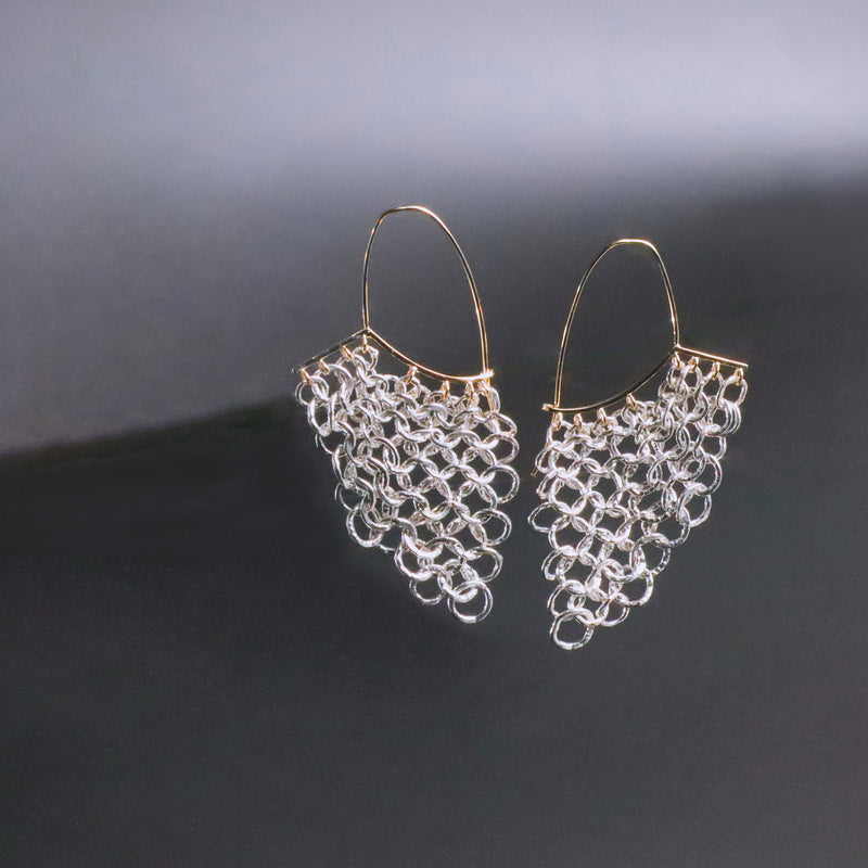 Vapor earrings by Carolina Cole
